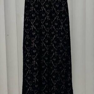 Cache Black Lace Spaghetti Strap Dress Size 2